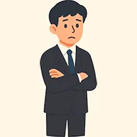悩むサラリーマン