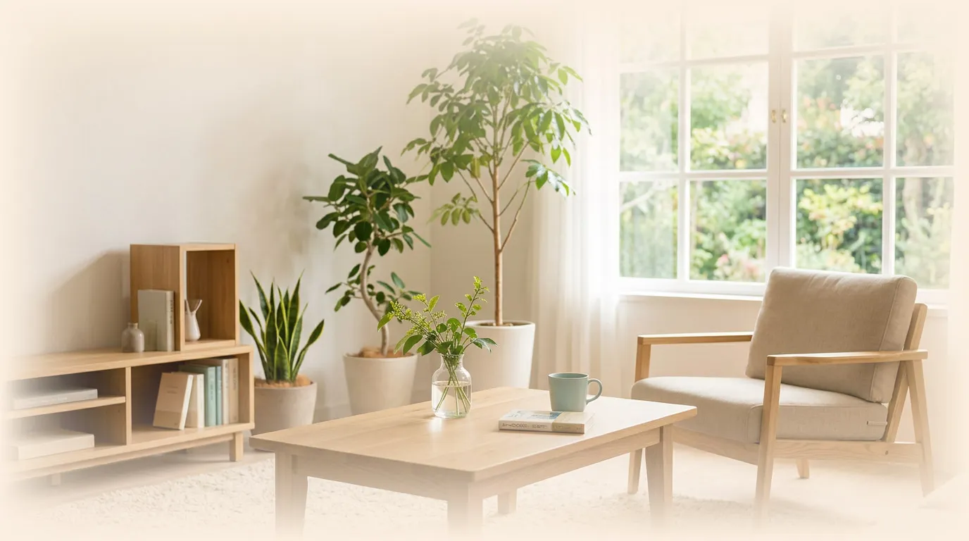 ナチュラルな雰囲気の部屋